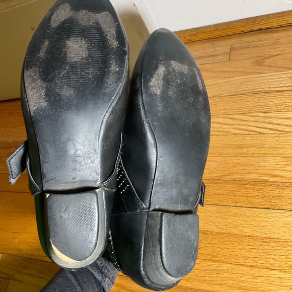 Low black boots with studded straps - Picture 6 of 7